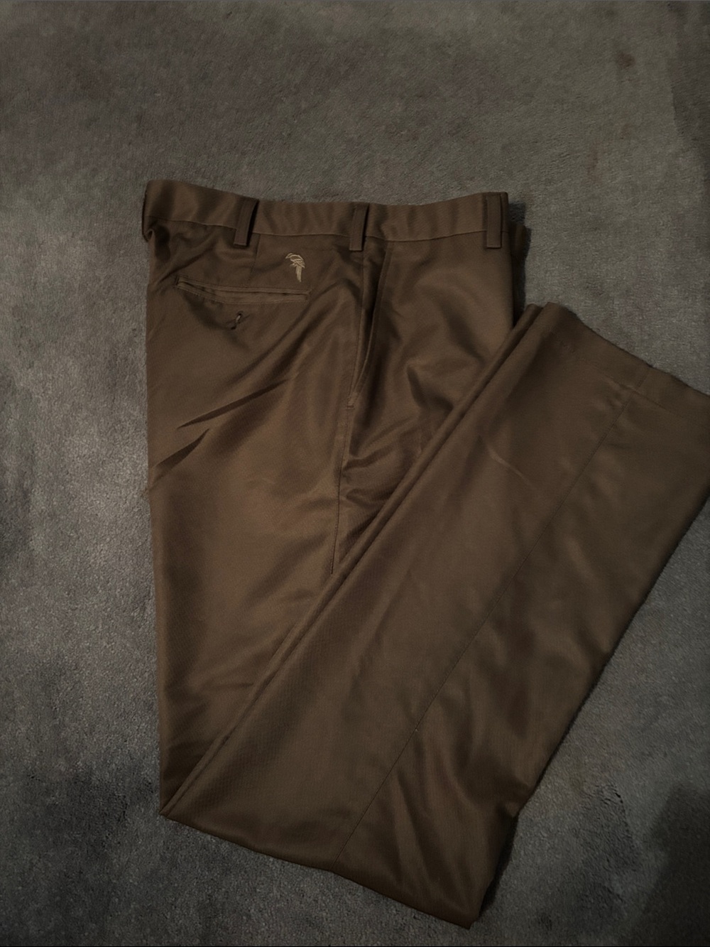 Caribbean Men's Dark Brown Dress Pants - Straight Leg
